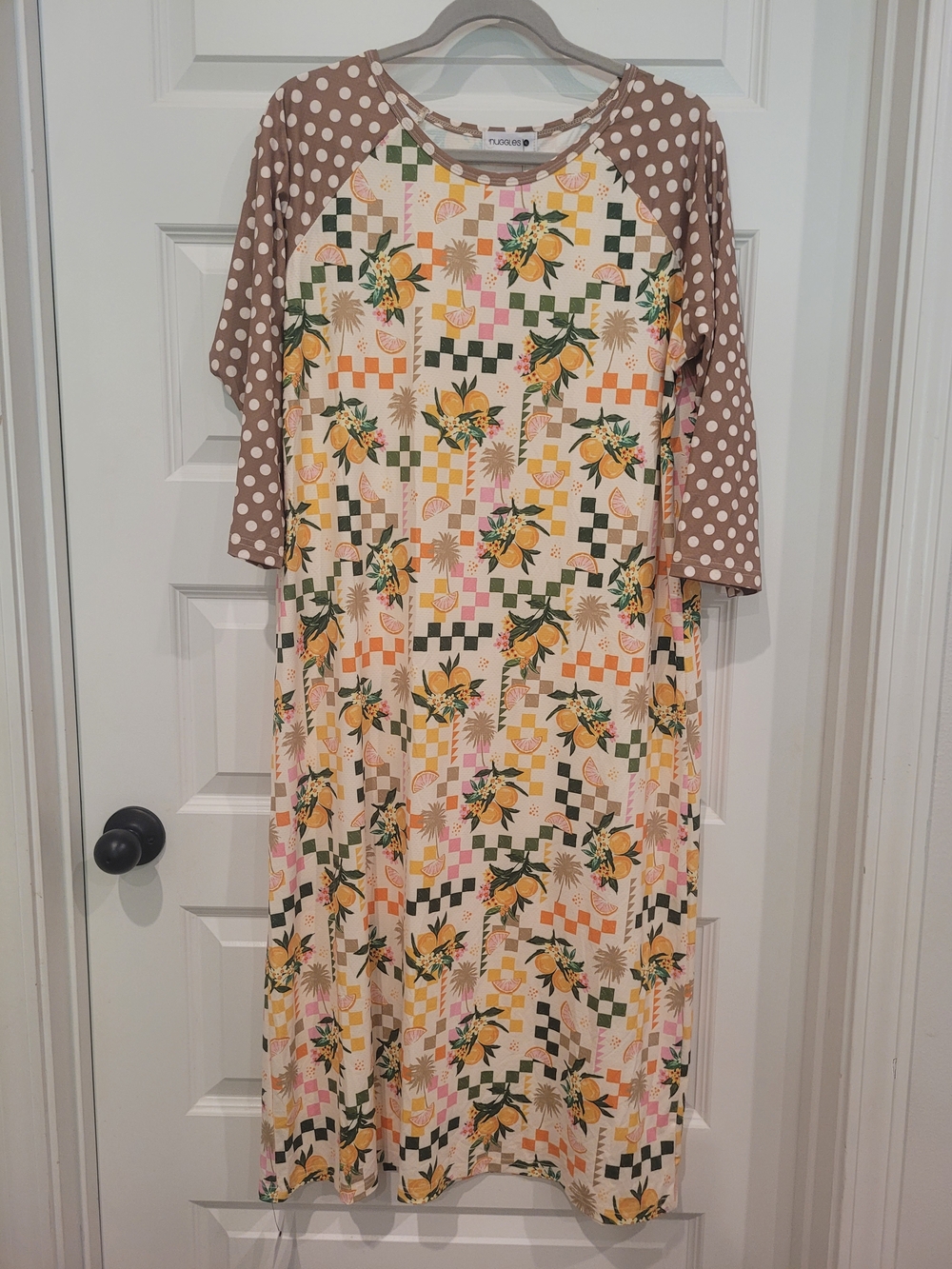 NWT! Nuggles Lemon Swim Dress, Size XL